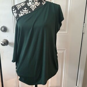 Elegant Green Women's Blouse